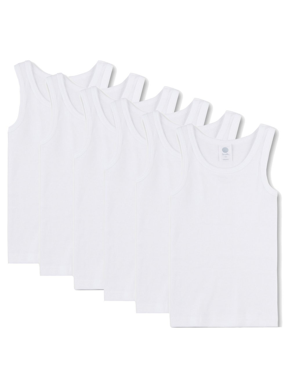 Sanetta Unterhemd 6er Pack Jungen weiß, 152 Image