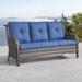 Outdoor Wicker 3 Seater Sofa Patio Sofa Set