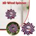 3D Metal Wind Spinners American Flag Chimes Hanging Patio Decor Yard Ornaments