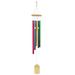 Gerich Colourful Wind Chime Indoor Outdoors with 5 Aluminum Tubes Wind Chime for Garden