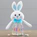 Personalization Mall Happy Easter Eggs Personalized Bunny Storage Jar Plastic in Blue | 12.75 H x 6 W x 4 D in | Wayfair 33551-B