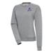 Women's Antigua Heather Gray Philadelphia Stars Victory Crewneck Pullover Sweatshirt