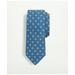 Brooks Brothers Men's Cotton Silk Jacquard Flower Tie | Blue/Yellow | Size Regular