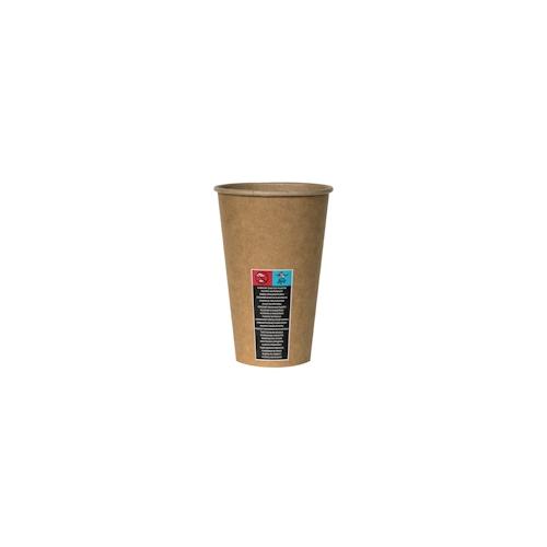 Einweg Kaffeebecher 250ml Braun