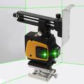 YIYIBYUS 3D Green Laser Level 3 Plane Leveling and Alignment Cross Line Laser Level Self Leveling Kit 12-Line