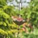 Red Barrel Studio® Umbrella Decorative Bird Feeder Stone, Glass in Brown/Gray | 6.33 H x 6.75 W x 5.75 D in | Wayfair