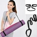 Deyuer Durable Yoga Mat Carry Sling Carrier Shoulder Strap Belt Assistant Tool Black