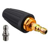 Mduoduo Pressure Washer Tips Turbo Nozzle 3000 PSI Max Rotating Pressure Washer Nozzle