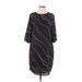 Apt. 9 Casual Dress - Shift: Black Print Dresses - Women's Size Small