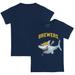 Infant Tiny Turnip Navy Milwaukee Brewers Shark T-Shirt