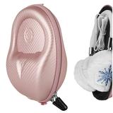 Geekria Shield Kids Headphones Case for Child On-Ear/Over-Ear Headphones Replacement Hard Shell Travel Carrying Bag Compatible with eKids iClever JBL Wired / Bluetooth Headsets (Rose Gold)