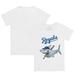 Infant Tiny Turnip White Kansas City Royals Shark Team T-Shirt