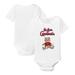 Infant Tiny Turnip White St. Louis Cardinals Girl Teddy Bodysuit