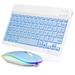 UX030 Lightweight Keyboard and Mouse with Background RGB Light Multi Device slim Rechargeable Keyboard Bluetooth 5.1 and 2.4GHz Stable Connection Keyboard for Lenovo Legion Y700