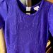 Lularoe Dresses | Deep Purple, Lularoe Amelia Dress | Color: Purple | Size: S