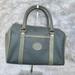 Gucci Bags | Gucci Vintage Microguccissima Gray With Olive Green Trim Bag- Very Rare | Color: Gray/Green | Size: 8h", 10.5w", 4.5d"
