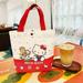 Sanrio Hello Kitty Cartoon Womenâ€˜s Shoulder Bags Casual Large Capacity Shopping Bag Canvas Waterproof Girlâ€˜s Handbag Bento bags