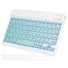 UX030 Lightweight Ergonomic Keyboard with Background RGB Light Multi Device slim Rechargeable Keyboard Bluetooth 5.1 & 2.4GHz Stable Connection Keyboard for Microsoft Surface Laptop 3 PKU-00043 Laptop