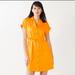 Nine West Dresses | New Nine West Women's Yellow/Gold Shirt Dress - Size M | Color: Orange | Size: M