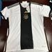 Adidas Shirts | Adidas Mens White Black Aeroready Hj9606 Germany 22 Home Soccer Jersey Size Xl | Color: Black/White | Size: Xl