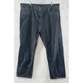 Levi's Jeans | Levis 501 Dark Wash Mens Jeans Button Fly Relaxed Sz 44x30 | Color: Black | Size: 44