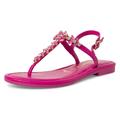 Sandale TAMARIS Gr. 37, pink Damen Schuhe Tamaris - Sommerschuh, Sandale, Blockabsatz, mit Steinchenverzierung