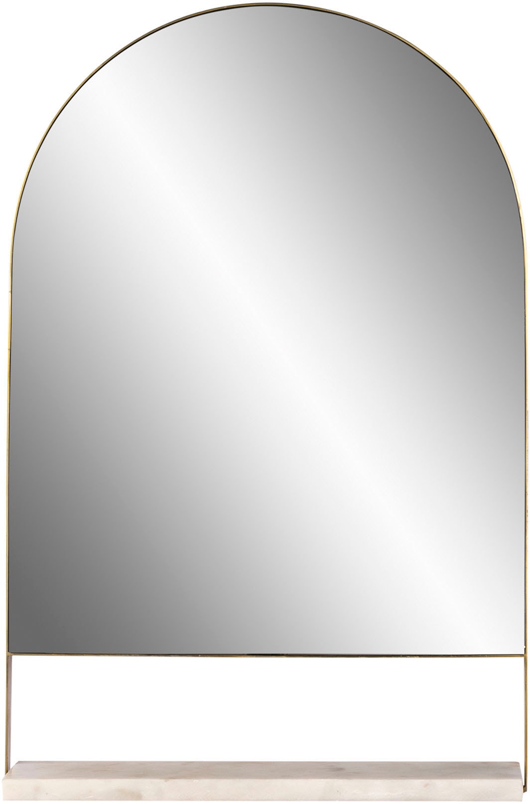 Wandspiegel KAYOOM "Doha 125", weiß, B:43,5cm H:69cm, Eisen, Marmor, Spiegelglas, Spiegel, Wandspiegel