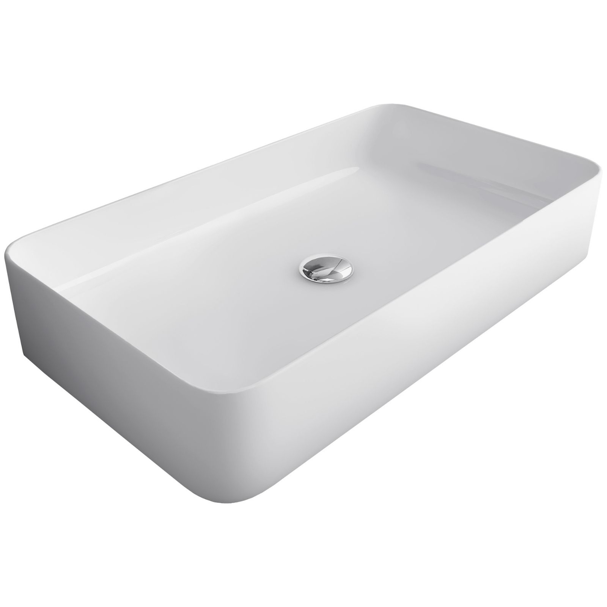 Alpenberger Design Keramik Waschbecken | Aufsatzwaschbecken mit Nanobeschichtung | Modernes Handwaschbecken für Badezimmer & Gäste-WC