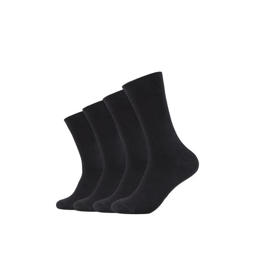 Socken CAMANO Gr. 43 (46), schwarz Herren Socken mit atmungsaktiver Baumwolle