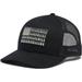 Men's Columbia Black Tree Flag Mesh Snapback Hat