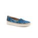 Women's Accent Slip-Ons by Trotters® in Blue Multi (Size 7 M)