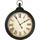 Zentique Wall Clock Metal in Black/White | 35 H x 27 W x 3 D in | Wayfair PC011