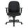 Symple Stuff Barth Task Chair Upholstered/Metal in Black/Brown | 34.25 H x 25 W x 25.5 D in | Wayfair 116519CB58C04365B5BA2C12B0BA6D26
