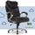 Serta at Home Serta Dayton Big &amp; Tall Executive Office Chair w/ AIR Technology, Brown Bonded Upholstered in Black/Brown | Wayfair 43809