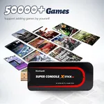 Mini Console de jeux vidéo X 4K avec 50000 jeux intégrés Box TV pour PSP/PS1/N64/SNES/NDS