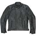 Pando Moto Twin Giacca in pelle moto, nero, dimensione XS