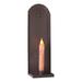 Red Barrel Studio® 14" Metal Wall Sconce w/ Candle (Candle Sold Separately) Metal in Black | 14 H x 4.5 W x 3.5 D in | Wayfair