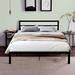 Latitude Run® Caprial Queen Platform Bed Metal in Black | 36.6 H x 61.42 W x 84.05 D in | Wayfair F93EB119050B472B96F799CB2B51C50B