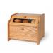 Loon Peak® Ebbin Bread Box, Oak Wood | 12.5 H x 15.5 W x 11 D in | Wayfair 67BCBA13DFEF4A7198DDEEA5AA175970