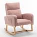 Modern Accent Teddy Kids Rocking Chair for Infants and Children