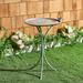 SAFAVIEH Kensi Iron Outdoor Bird Bath. - 21 in. W x 19 in. D x 29 in. H