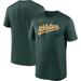 Men's Nike Green Oakland Athletics Wordmark Legend Performance Big & Tall T-Shirt