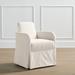 Adele Dining Arm Chair - Ivory Ellis - Frontgate