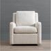 Geneva Swivel Chair - Fawn Oslo Performance Leather - Frontgate