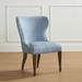 Zelda Dining Chair - Chestnut York Performance Leather - Frontgate