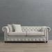 Logan Chesterfield Queen Sleeper Sofa - Copper Velvet InsideOut Performance - Frontgate