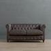 Logan Chesterfield 72" Small Sofa - InsideOut Justify Salt - Frontgate