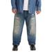 Men's Big & Tall Levi's® 501® Original Fit Stretch Jeans by Levi's in Medium Indigo Destructed (Size 52 30)