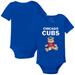 Infant Tiny Turnip Royal Chicago Cubs Teddy Boy Bodysuit