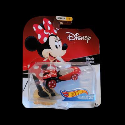 Disney Toys | 2017 Hot Wheels Character Cars Disney Minnie Mouse #1/6 Series 2 | Color: Red | Size: Osg